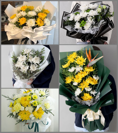广东江门市鹤山市雅瑶镇黄洞村白事花束代送